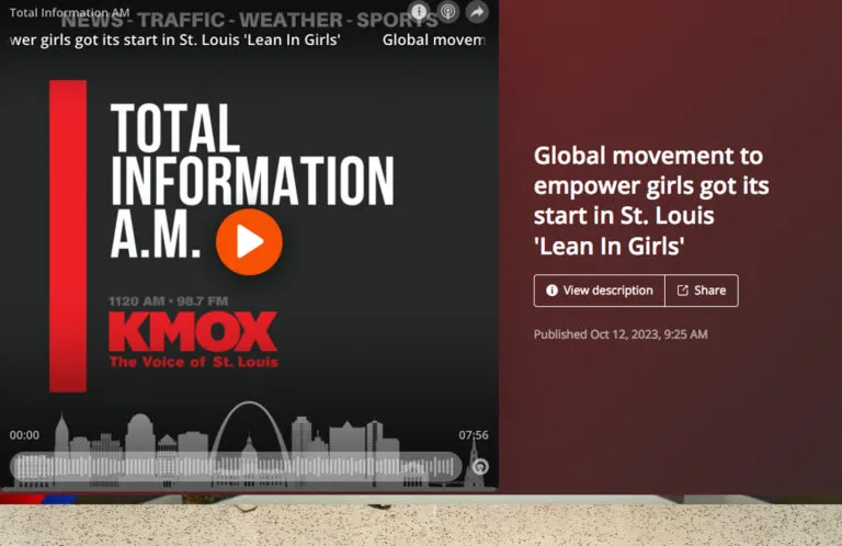 ‘Lean in girls’ – global movement to empower girls